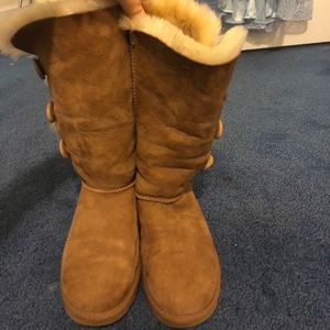 Tall button up UGG boots